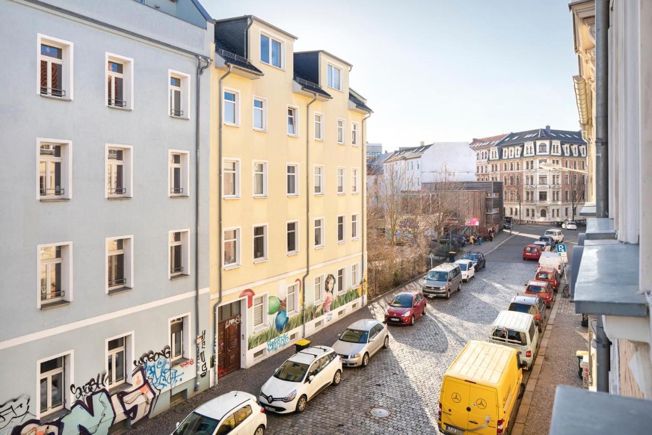 Tinytiny Modernes Studio Apartment In Plagwitz Leipzig Bagian luar foto