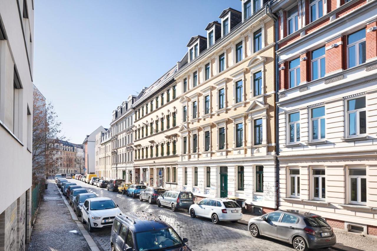 Tinytiny Modernes Studio Apartment In Plagwitz Leipzig Bagian luar foto